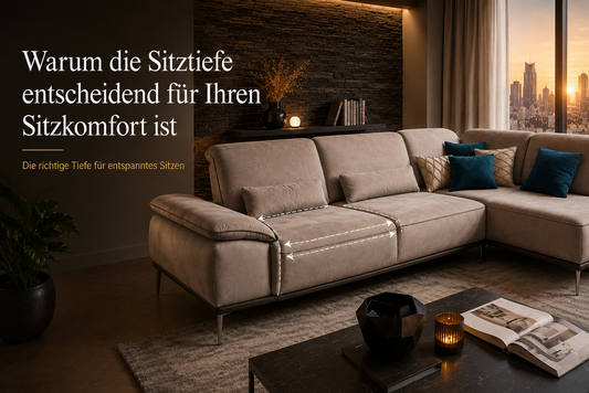 Warum die Sitztiefe entscheidend für Ihren Sitzkomfort ist